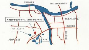 会場位置図「周東勤労青少年ホーム」