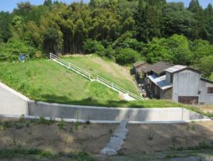 整備したため池（柏木ため池）