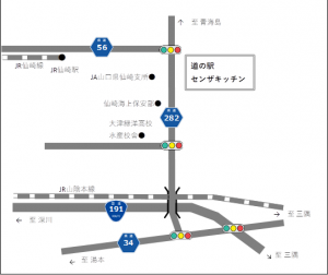 センザキッチン地図