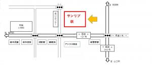 サンリブ萩会場位置図