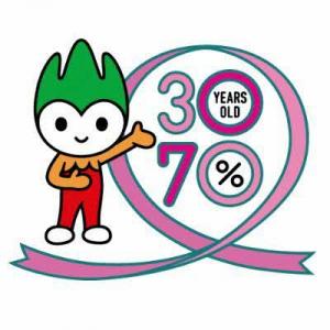 やまぐち3070・ピンクリボンキャンペーンのアイコン