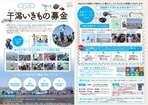 ふしの干潟いきもの募金パンフレット
