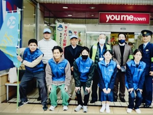 ゆめタウン柳井における広報キャンペーンの写真