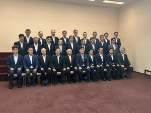 中国四国九県議会正副議長会議に出席した柳居議長