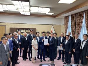 岩国大竹道路・岩国柳井間バイパス建設促進期成同盟会中央要望