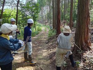 素材生産現場監督体験