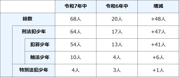 少年非行の概況