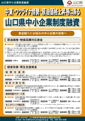 01_フライヤー_中東・ウクライナ情勢・原油価格上昇等に係る中小企業制度融資