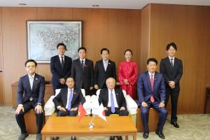 ベトナム・ホーチミン市訪問団の議長表敬訪問