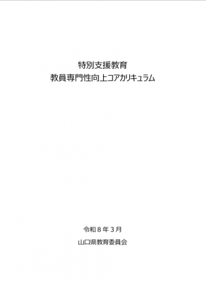 特別支援教育　教員専門性向上コアカリキュラム