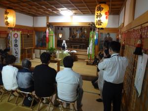 祈祷の様子