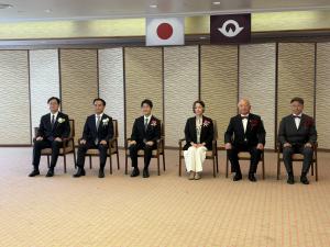 令和8年度山口県芸術文化振興奨励賞表彰式に出席する柳居議長