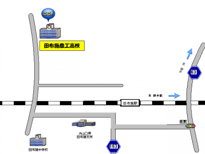 田布施農工高校位置図