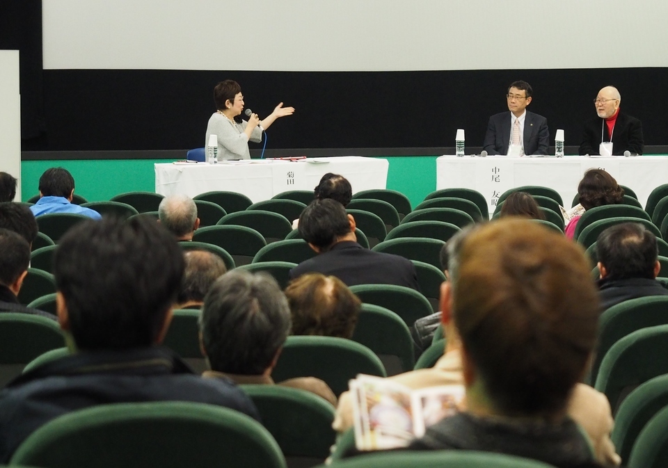 菊田さんコーディネートによる講座「本日の美味しさの旬感」の様子