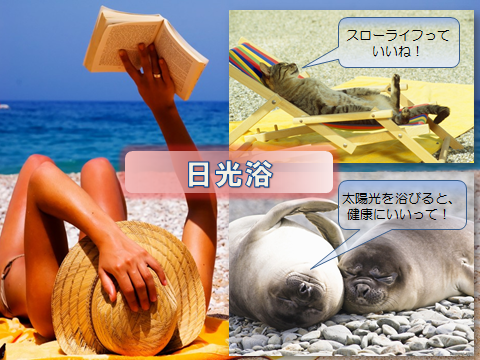 日光浴 日光浴