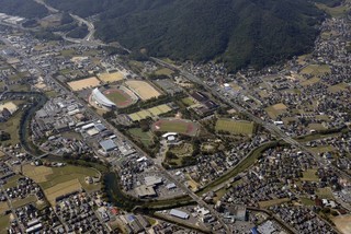 維新百年記念公園全景写真の画像