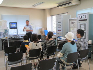 阿武川ダム見学状況写真