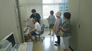 屋代ダム見学状況写真