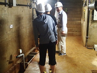 小瀬川ダム見学状況写真