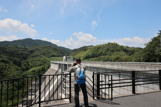 黒杭川上流ダム見学状況写真