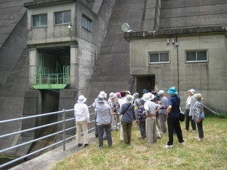 大坊ダム見学状況写真