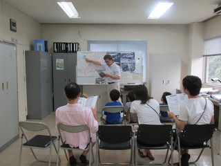 阿武川ダム見学状況写真