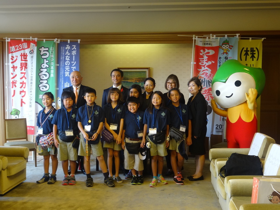 ハワイホクラニ小学校表敬訪問