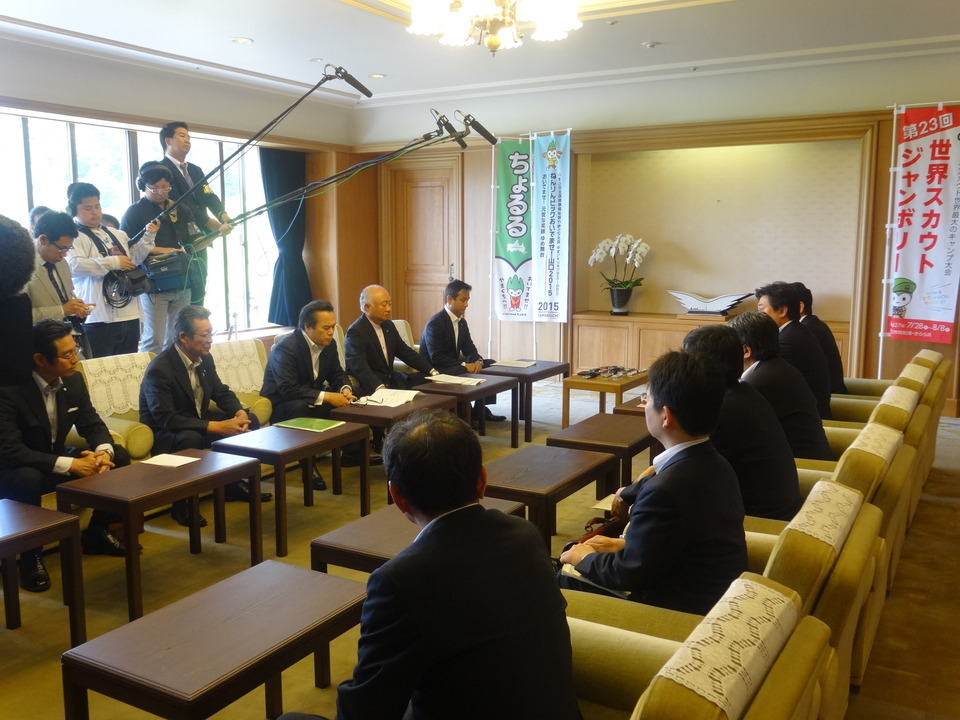 外務副大臣・防衛政務官の知事面会