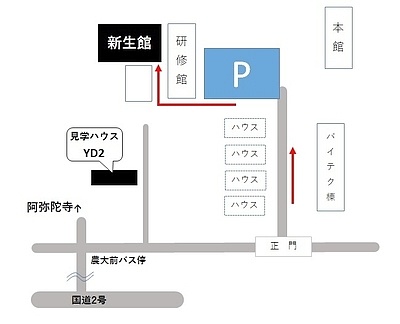 YD2ハウスの地図