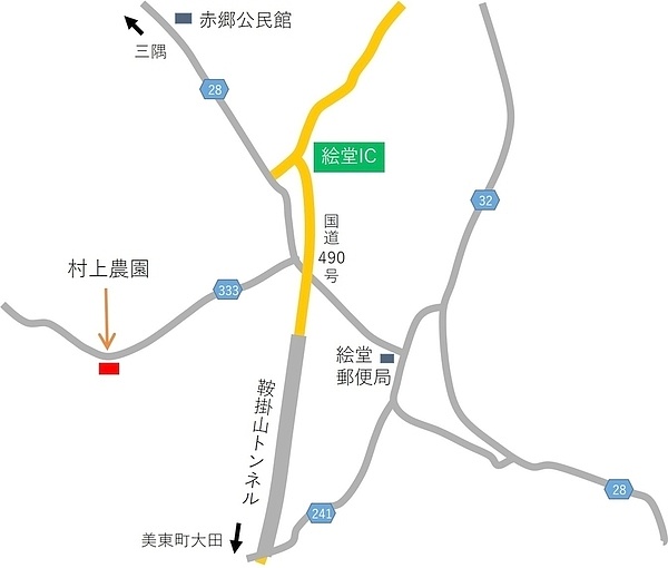 村上農園位置図